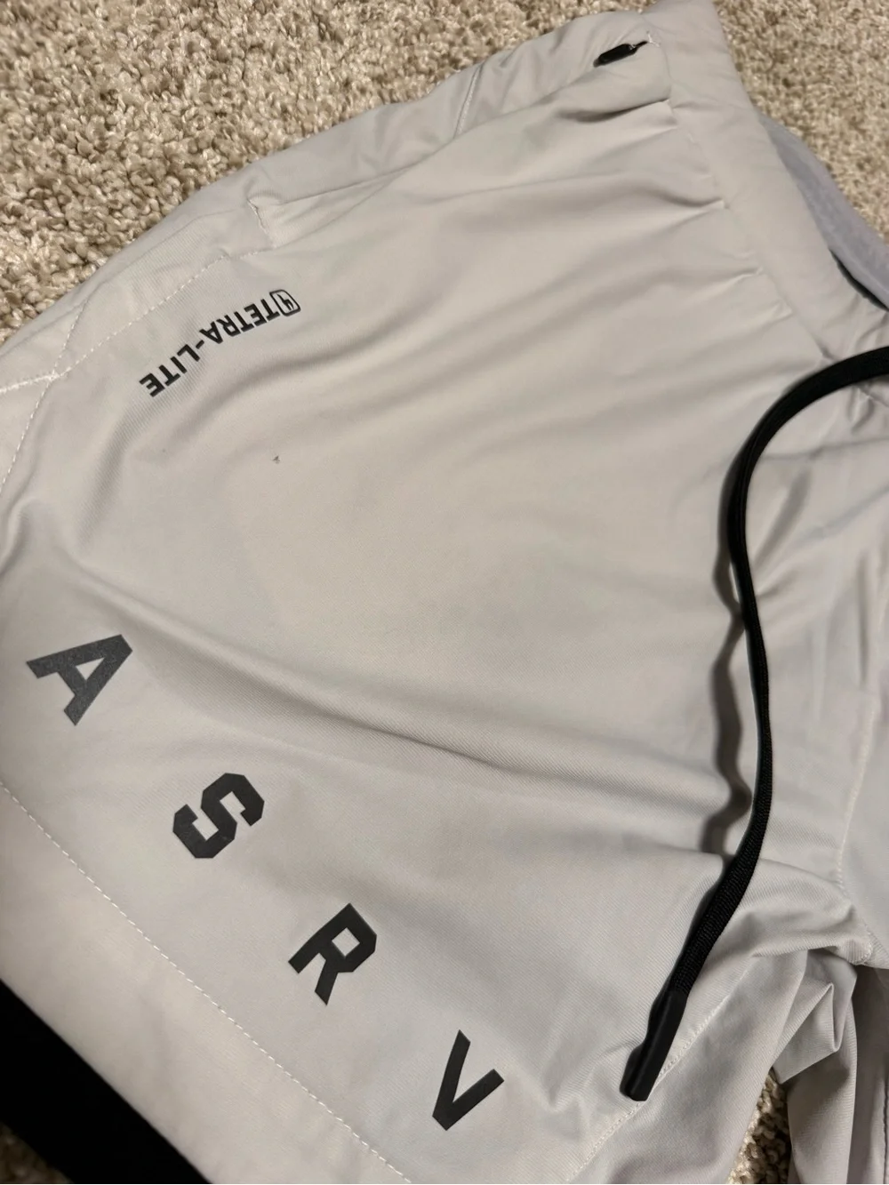 ASRV Men's Performance Training Shorts- See photos for light stains!